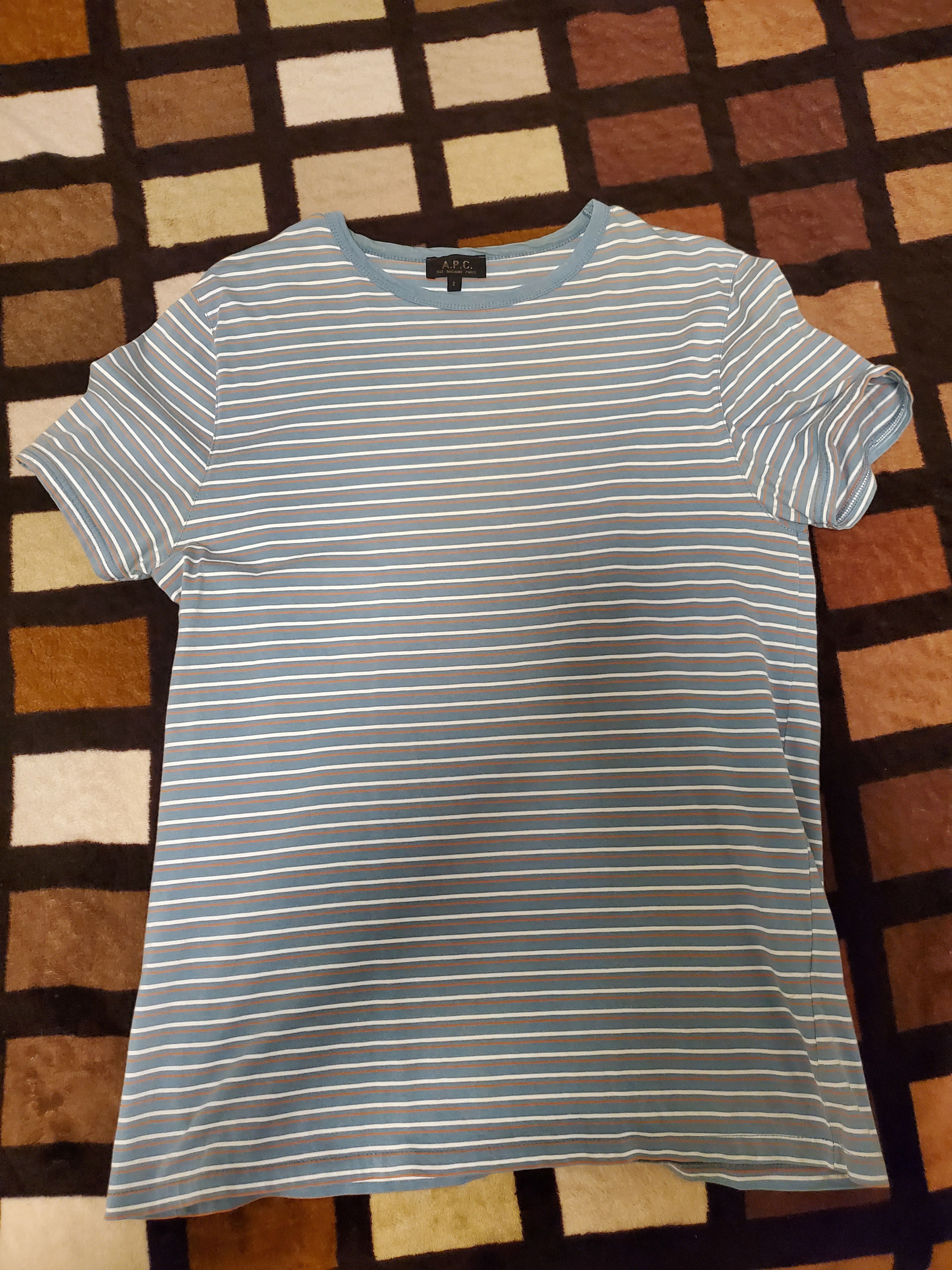 A.P.C. Striped Shirt Size US S / EU 44-46 / 1 - 1 Thumbnail