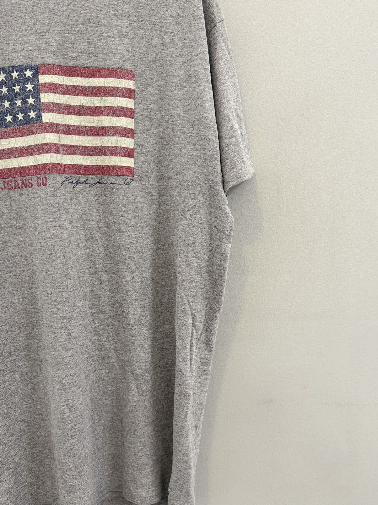Polo Ralph Lauren × Ralph Lauren × Vintage Polo Ralph Lauren Jeans CO vintage Flag T-Shirt Size US M / EU 48-50 / 2 - 3 Thumbnail