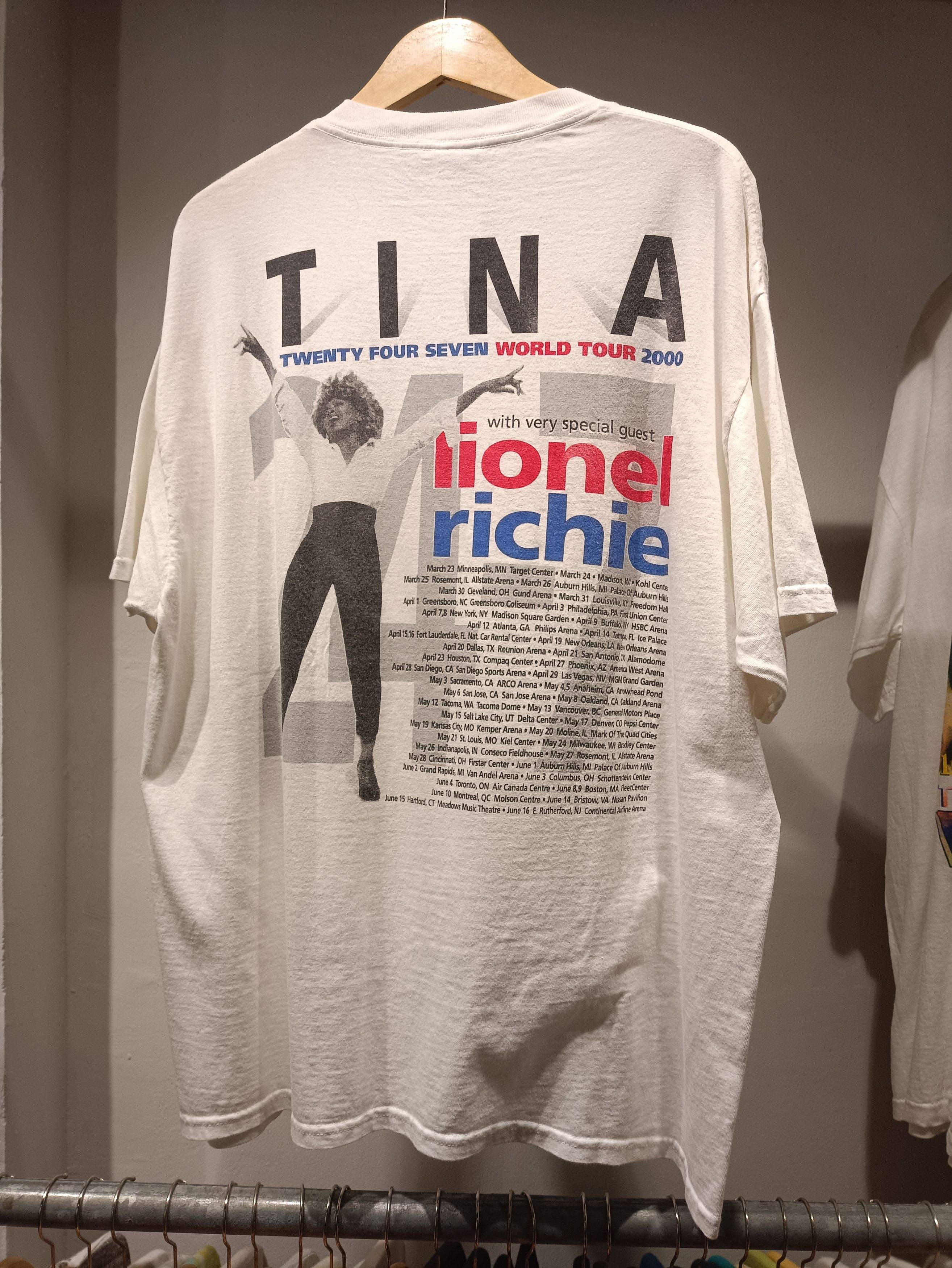 Band Tees × Rap Tees × Vintage Tina Turner World Tour Size US XL / EU 56 / 4 - 4 Thumbnail