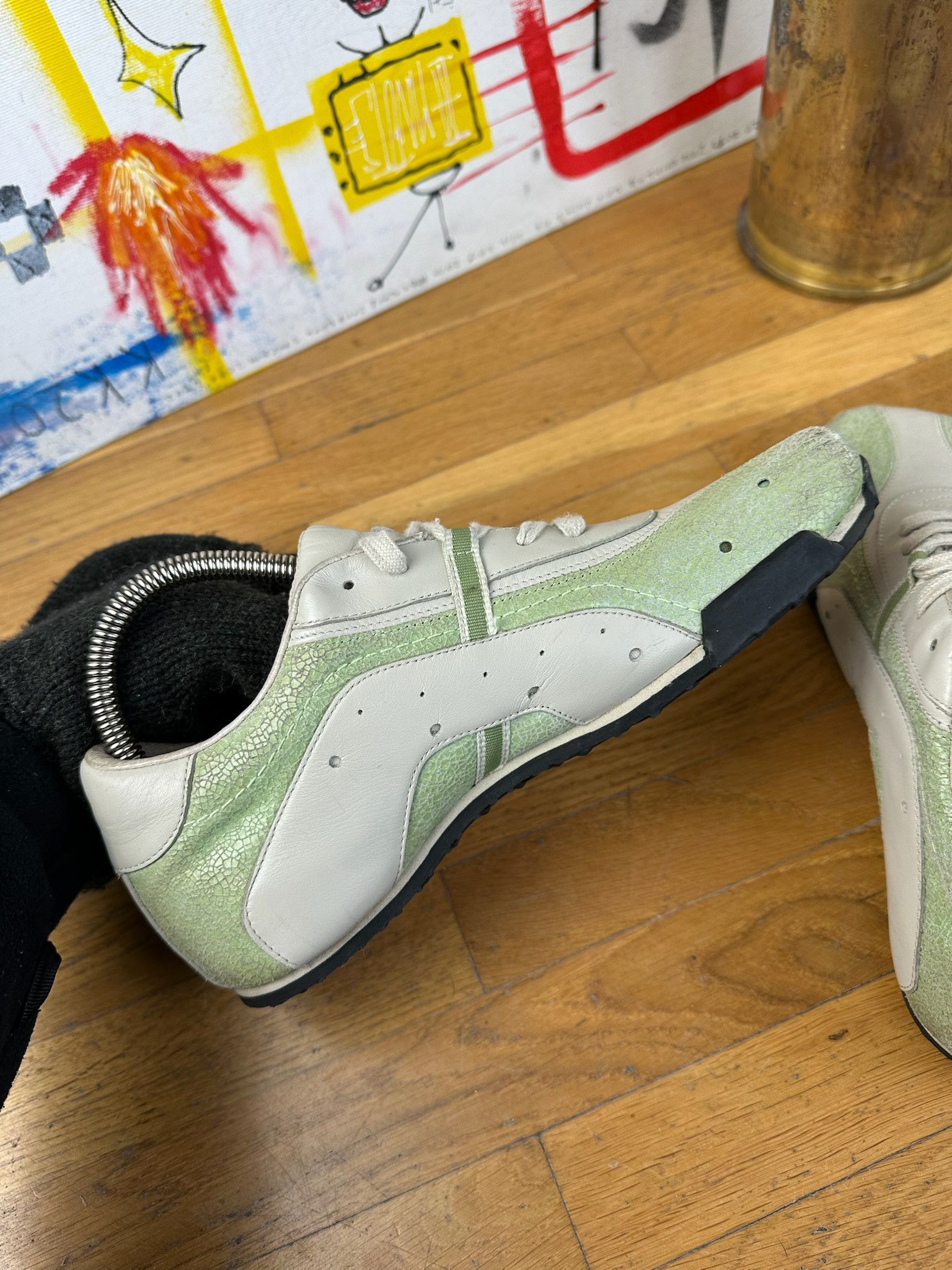 Diesel VINTAGE RARE DIESEL SNEAKERS 90s Y2K Size US 7 / IT 37 - 16 Thumbnail