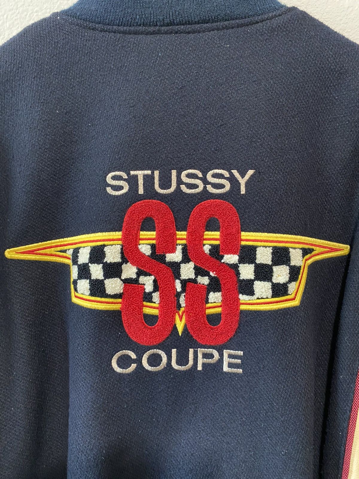 Stussy Vintage 1991 Stussy SS Coupe Varsity Jacket Hip hop Sz XL Size US XL / EU 56 / 4 - 4 Thumbnail