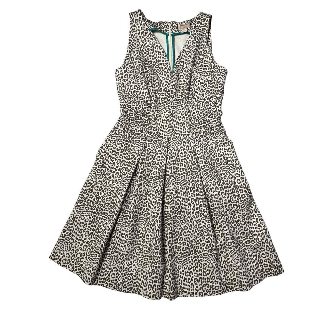 Banana Republic Banana Republic Issa Collection Leopard Printed Ponte Dress Size XS / US 0-2 / IT 36-38 - 2 Thumbnail