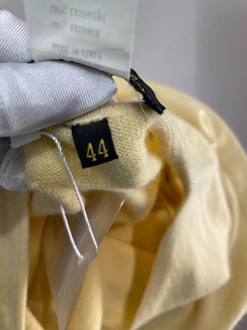Loro Piana LORO PIANA Goose yellow cashmere vest Size XL / US 12-14 / IT 48-50 - 7 Thumbnail