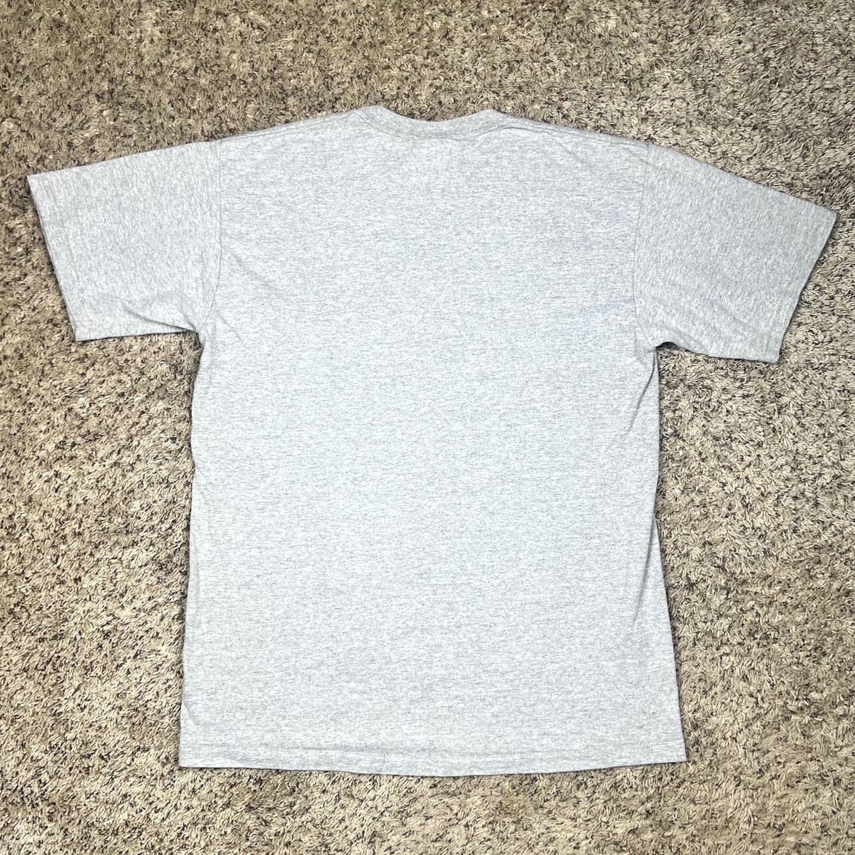 Nike VINTAGE Nike Virginia Basketball Front Spellout Graphic T-Shirt Medium Mens Gray Crew Neck Short Sleeve Size US M / EU 48-50 / 2 - 3 Thumbnail