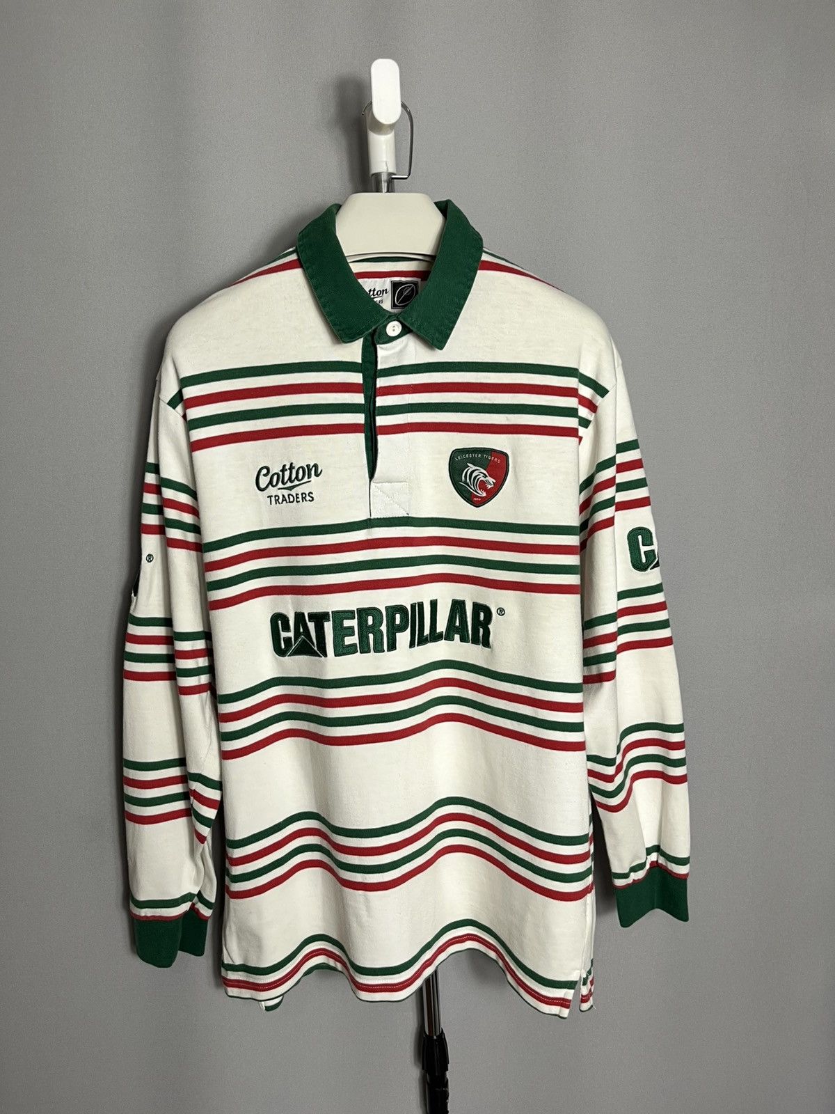 Cotton Traders Leicester Tigers Jersey 2011/2012 Away Rugby Union Shirt Men Size US L / EU 52-54 / 3 - 1 Thumbnail