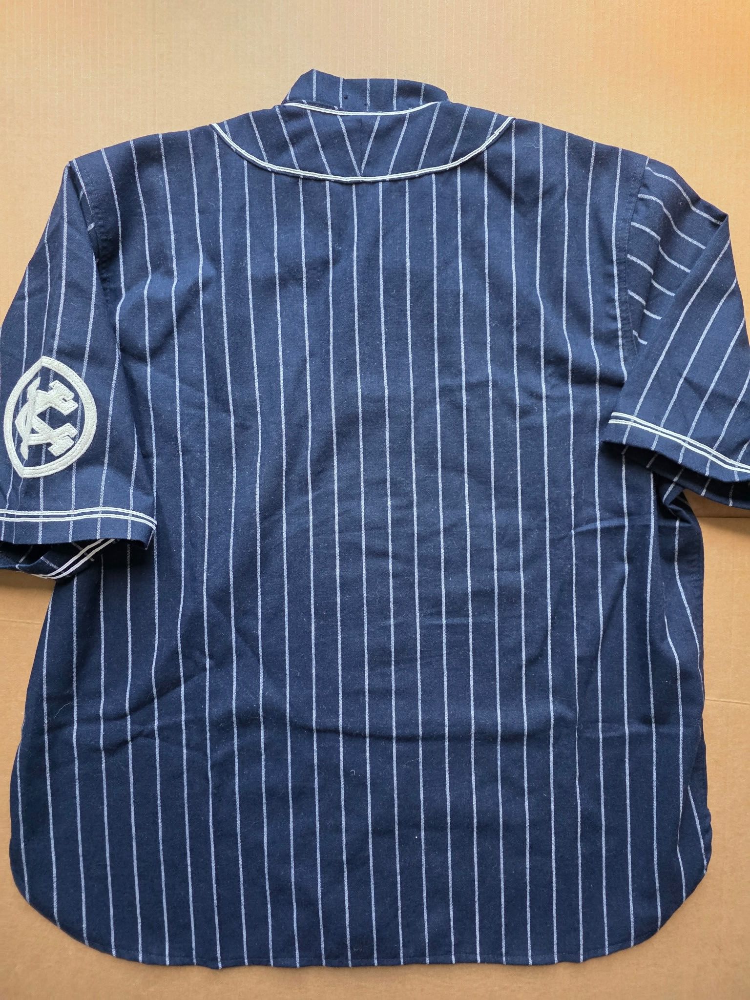 Ebbets Field Flannels Kansas City Monarchs 1924 Authentic Wool Road Jersey - New Size US XXL / EU 58 / 5 - 2 Thumbnail