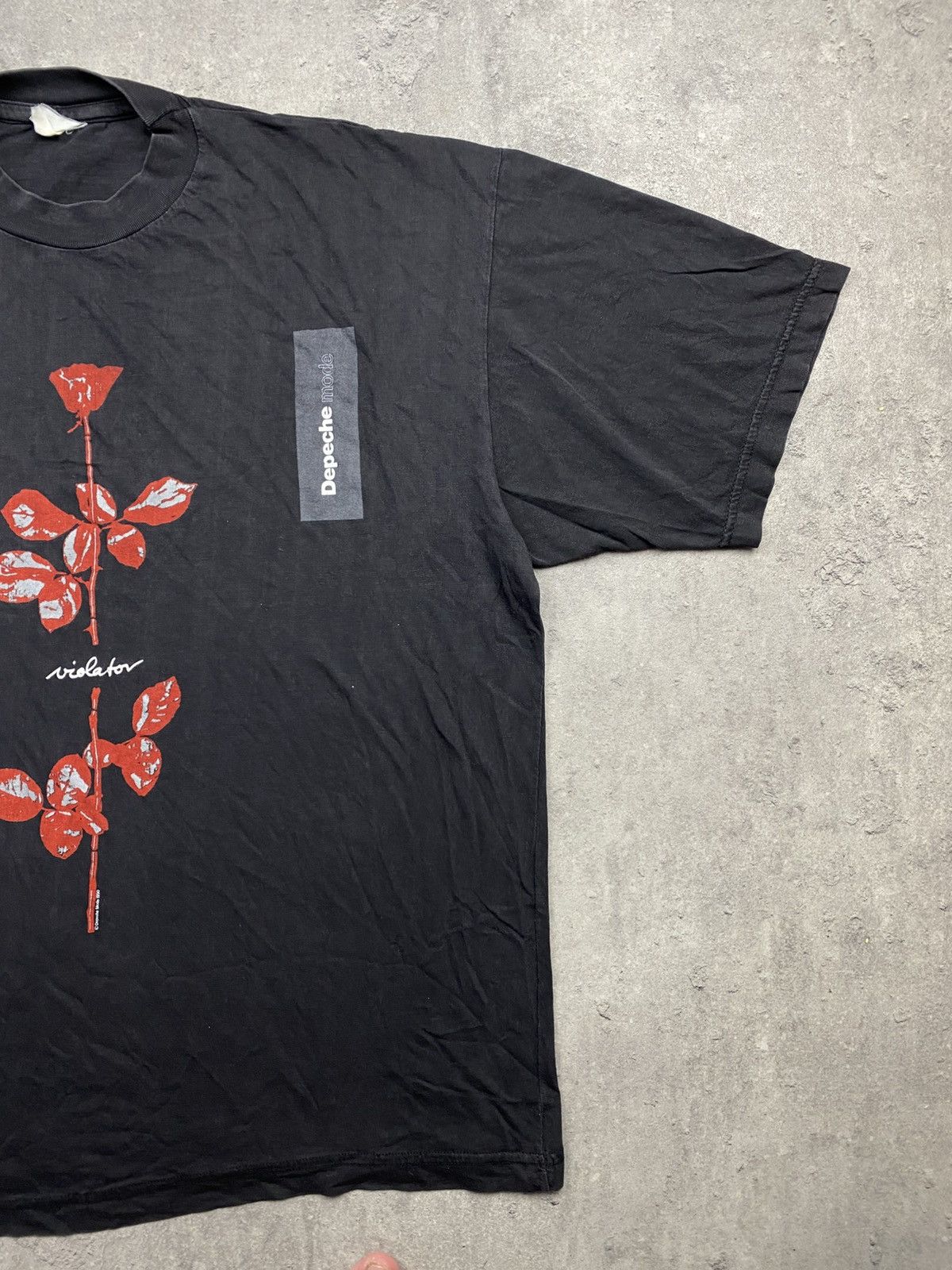 Vintage !!!RARE!!! Depreche Mode 1990 rock Japanese rare item world Size US XL / EU 56 / 4 - 3 Thumbnail