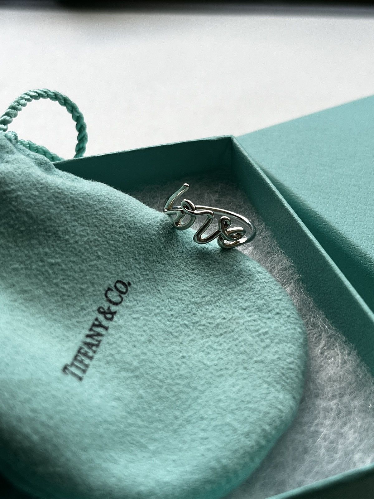 Tiffany & Co. Paloma Picasso Graffiti Love Ring Size ONE SIZE - 3 Thumbnail