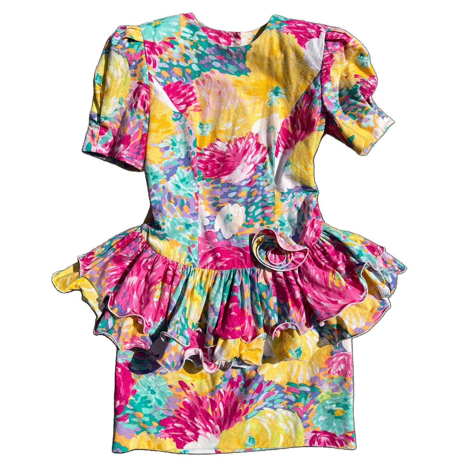 Other CII New York Paris Peplum Set (2 Piece) 1980s Size ONE SIZE - 1 Thumbnail