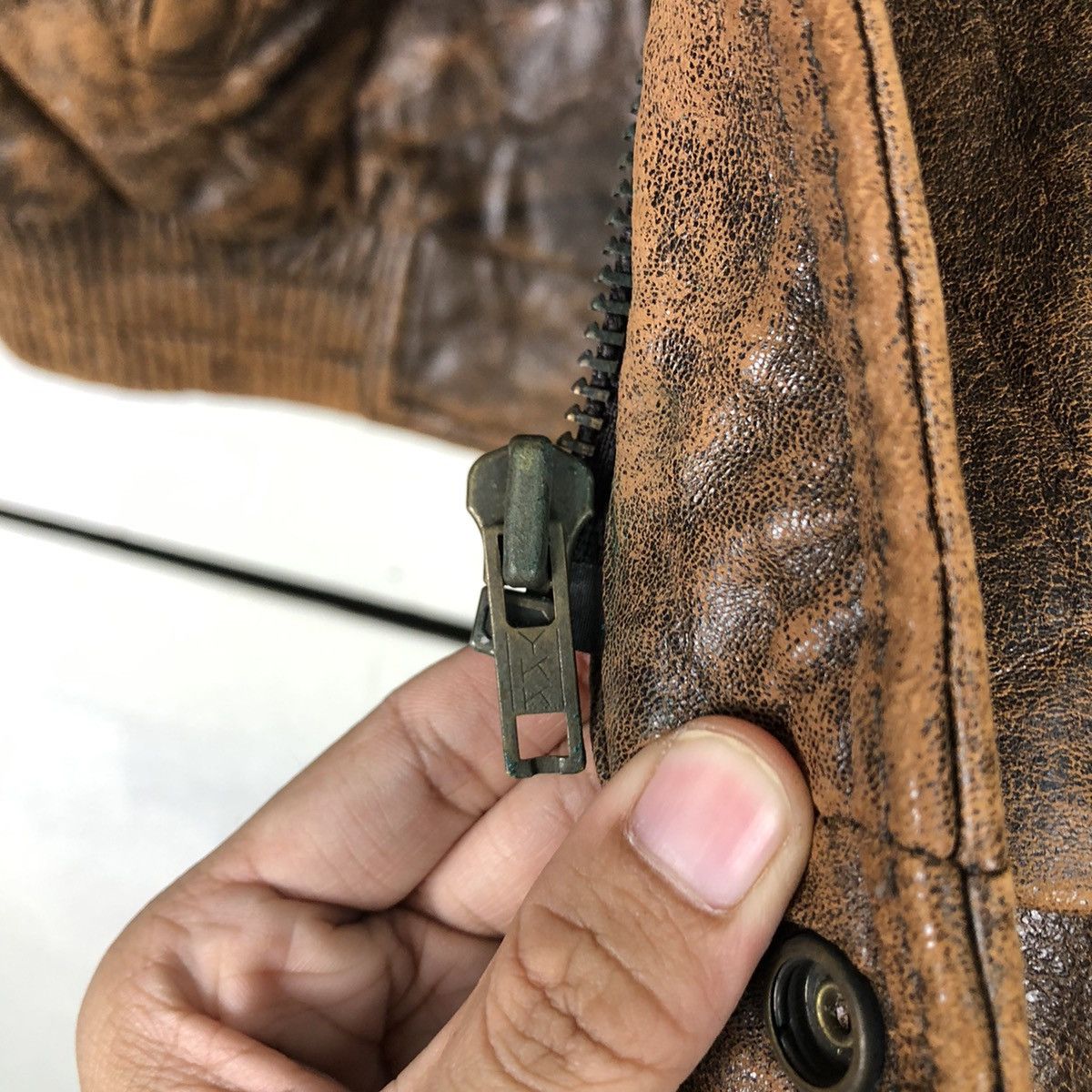 Japanese Brand 📌Vintage Leather Jacket Biker Loldanthony Size US L / EU 52-54 / 3 - 18 Thumbnail