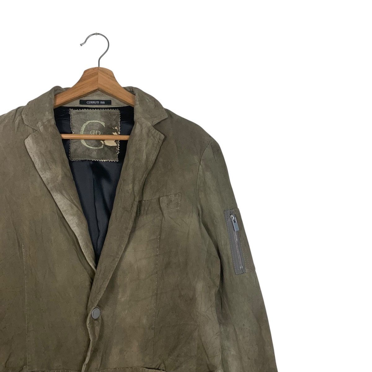 Cerruti 1881 CERRUTI 1881 Sheepskin Blazer Casual Jacket #1798-C16 Size US M / EU 48-50 / 2 - 4 Thumbnail
