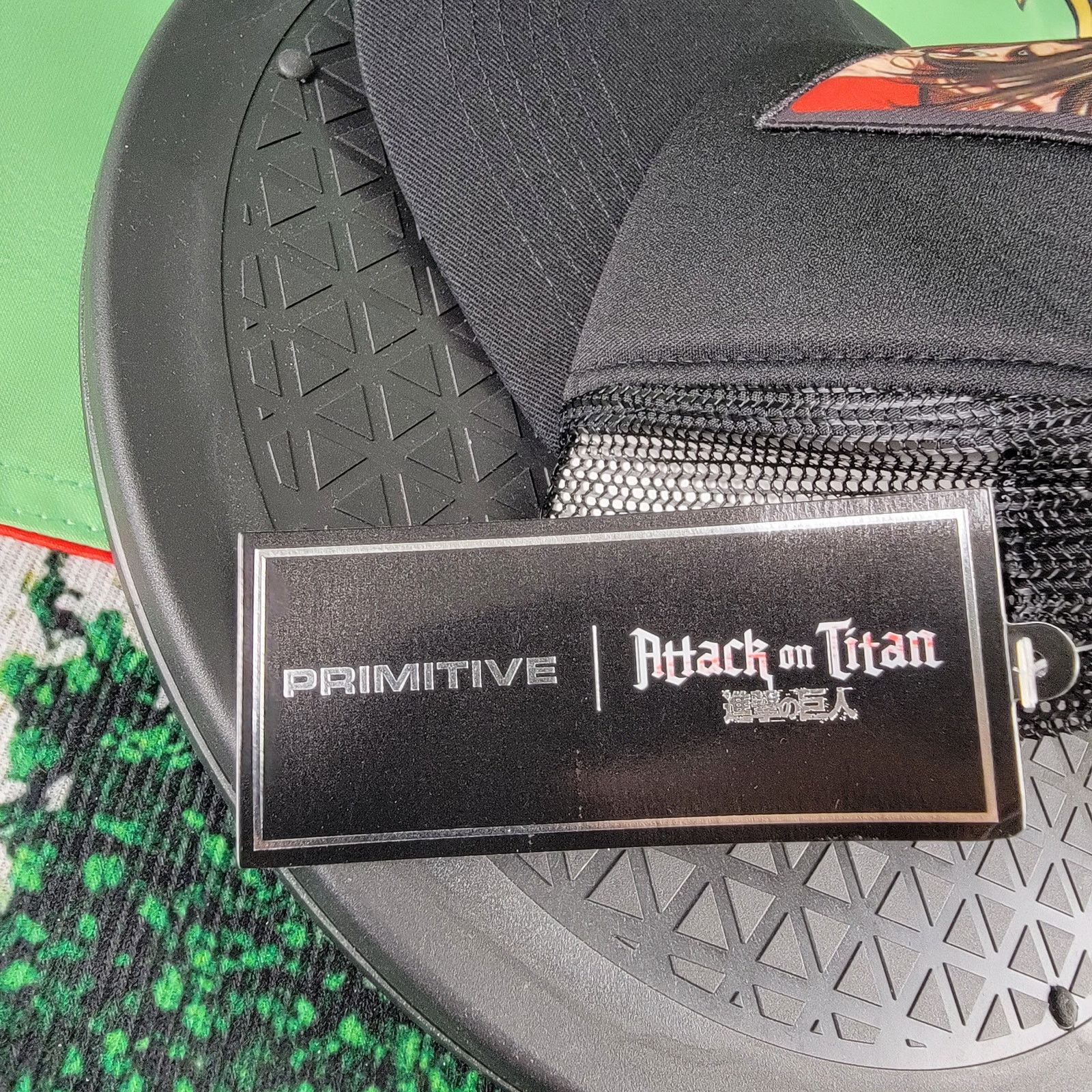 Primitive Primitive Attack on Titan OSFA Snapback Cap Size ONE SIZE - 6 Thumbnail
