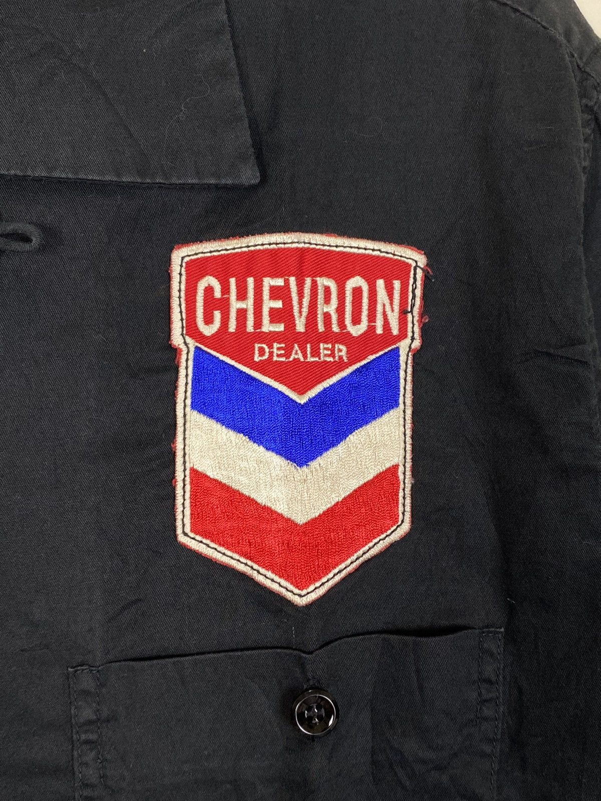 Toyo Enterprises Vintage Style Eyes Chevron Dealer Bowling Shirt Size US M / EU 48-50 / 2 - 5 Thumbnail