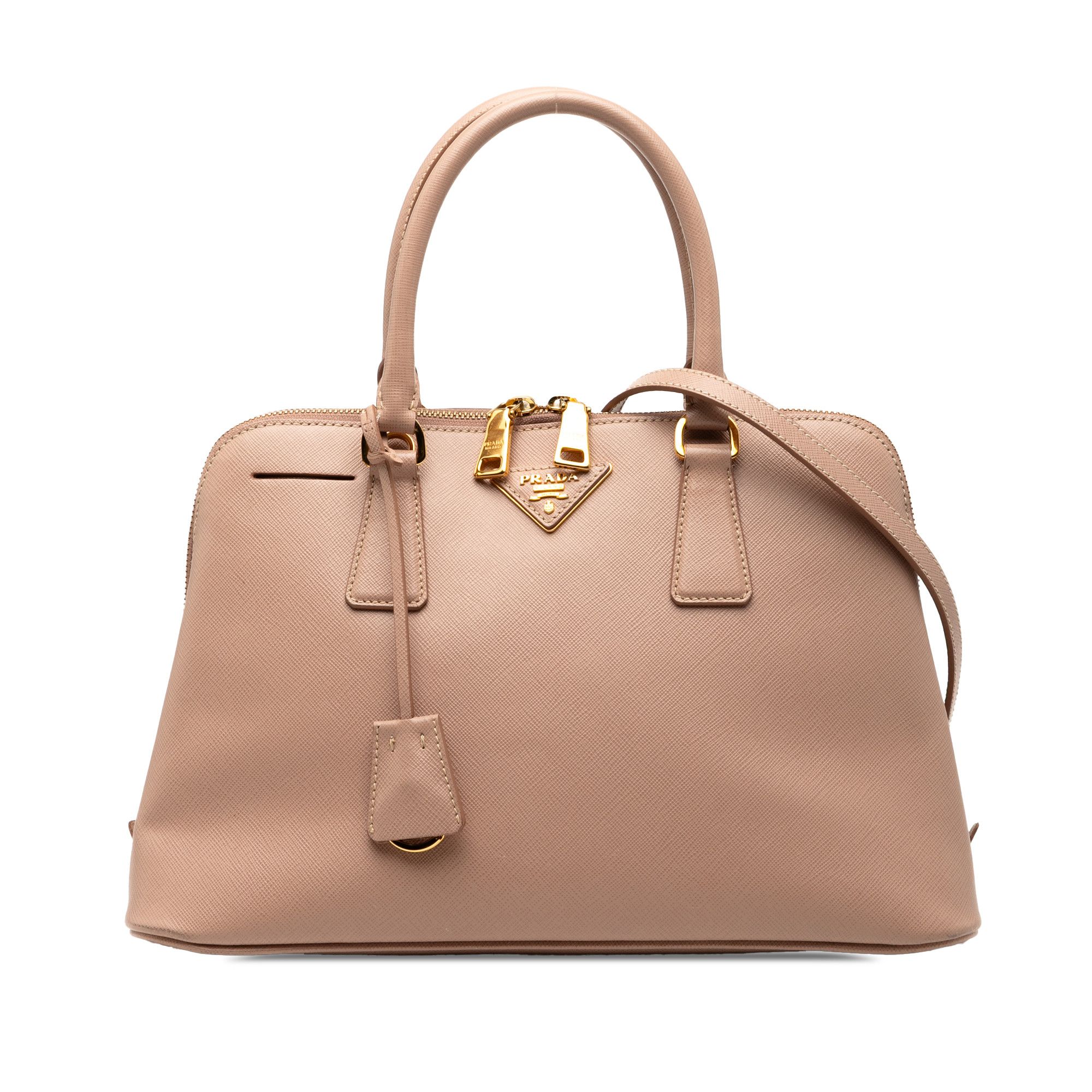 Prada Prada Medium Saffiano Lux Promenade Satchel Size ONE SIZE - 1 Thumbnail