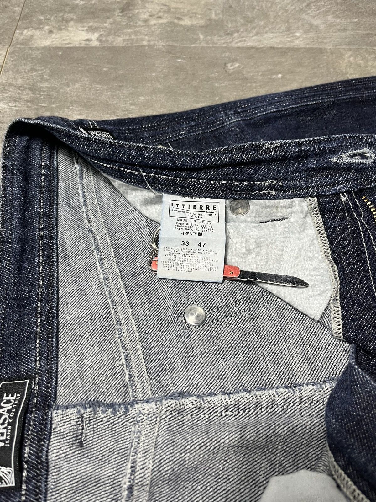 Versace VERSACE JEANS COUTURE bootcut jeans w34 22353 Size US 34 / EU 50 - 12 Thumbnail