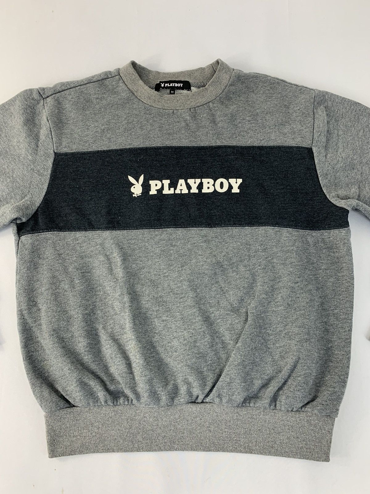 Playboy 90s Playboy Crewneck Sweatshirt Black Block Spell Out Design Size US M / EU 48-50 / 2 - 2 Thumbnail