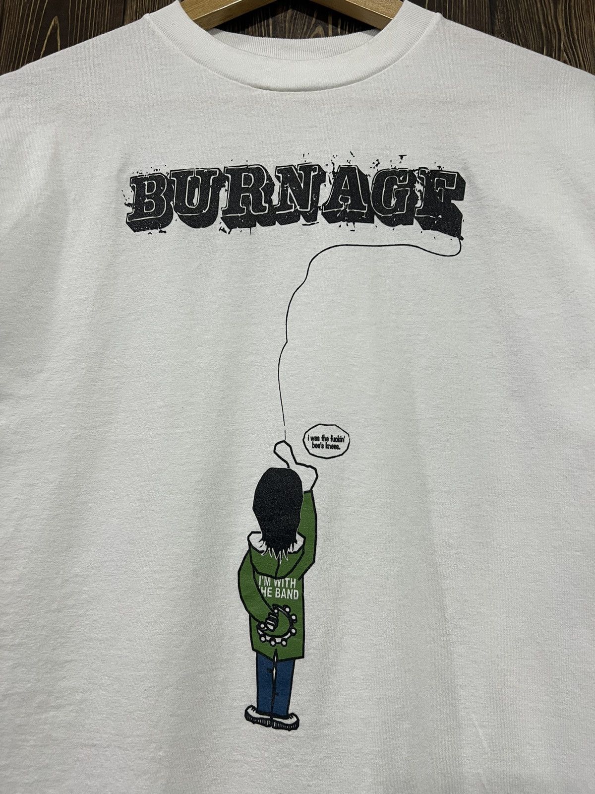Band Tees × Vintage Vintage Oasis Burnage Noeliam Tshirt Size US M / EU 48-50 / 2 - 2 Thumbnail