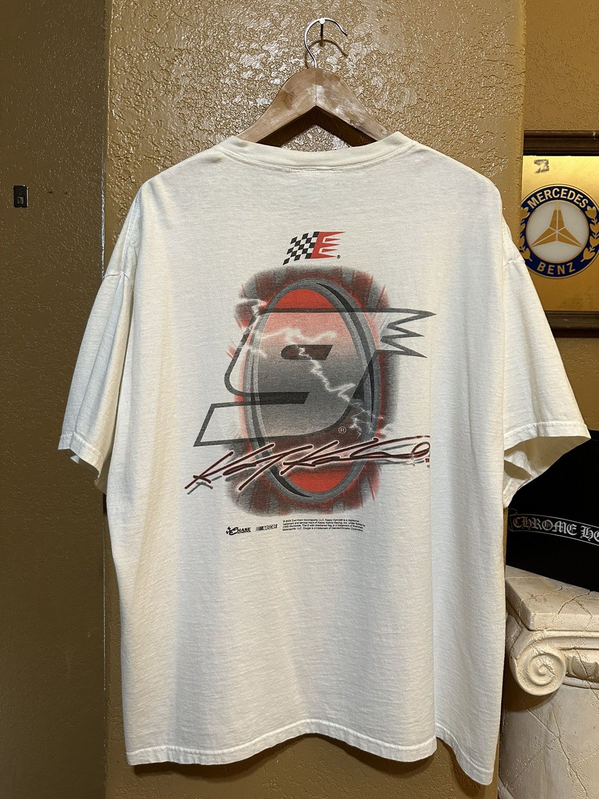 Chase Authentics × NASCAR × Vintage Y2K NASCAR Kasey Kahne Dodge Racing Tee Large Size US L / EU 52-54 / 3 - 3 Thumbnail