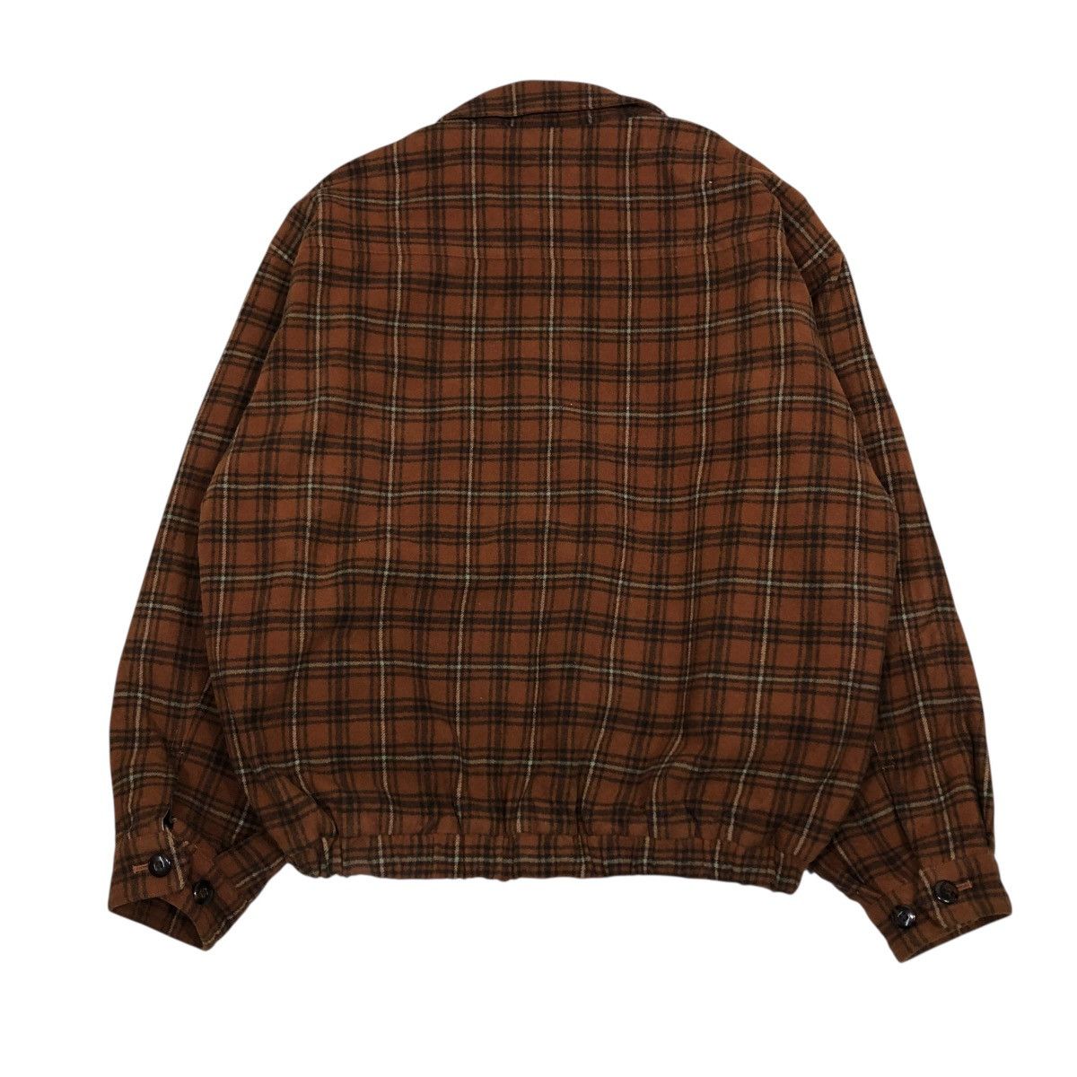 Japanese Brand 🔥VINTAGE BOMBER JACKET TARTAN DESIGN UPPISH ISSEY MIYAKE Size US L / EU 52-54 / 3 - 2 Thumbnail
