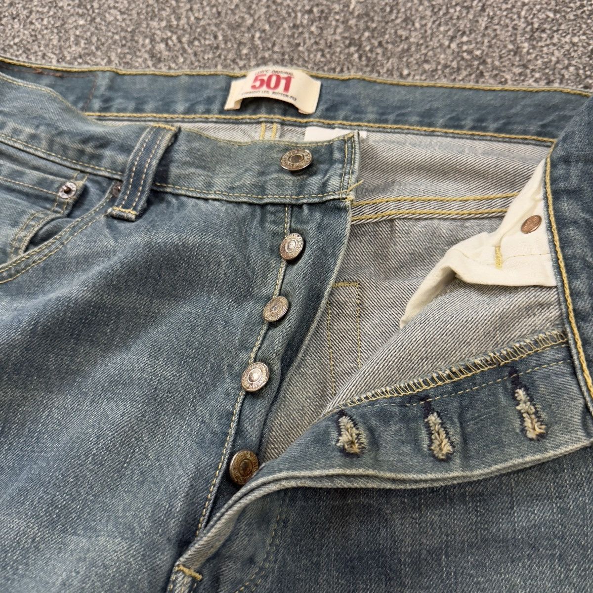 Engineered Garments × Levi's Vintage Levis 501 Straight Leg Button Fly Denim Size US 34 / EU 50 - 9 Thumbnail