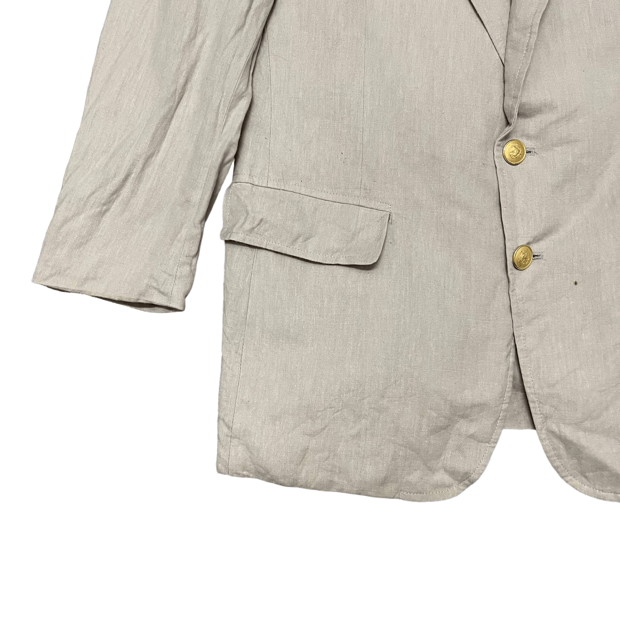 Chaps Ralph Lauren Vintage Chaps Ralph Lauren Gold Button Blazer Jacket Size US M / EU 48-50 / 2 - 3 Thumbnail