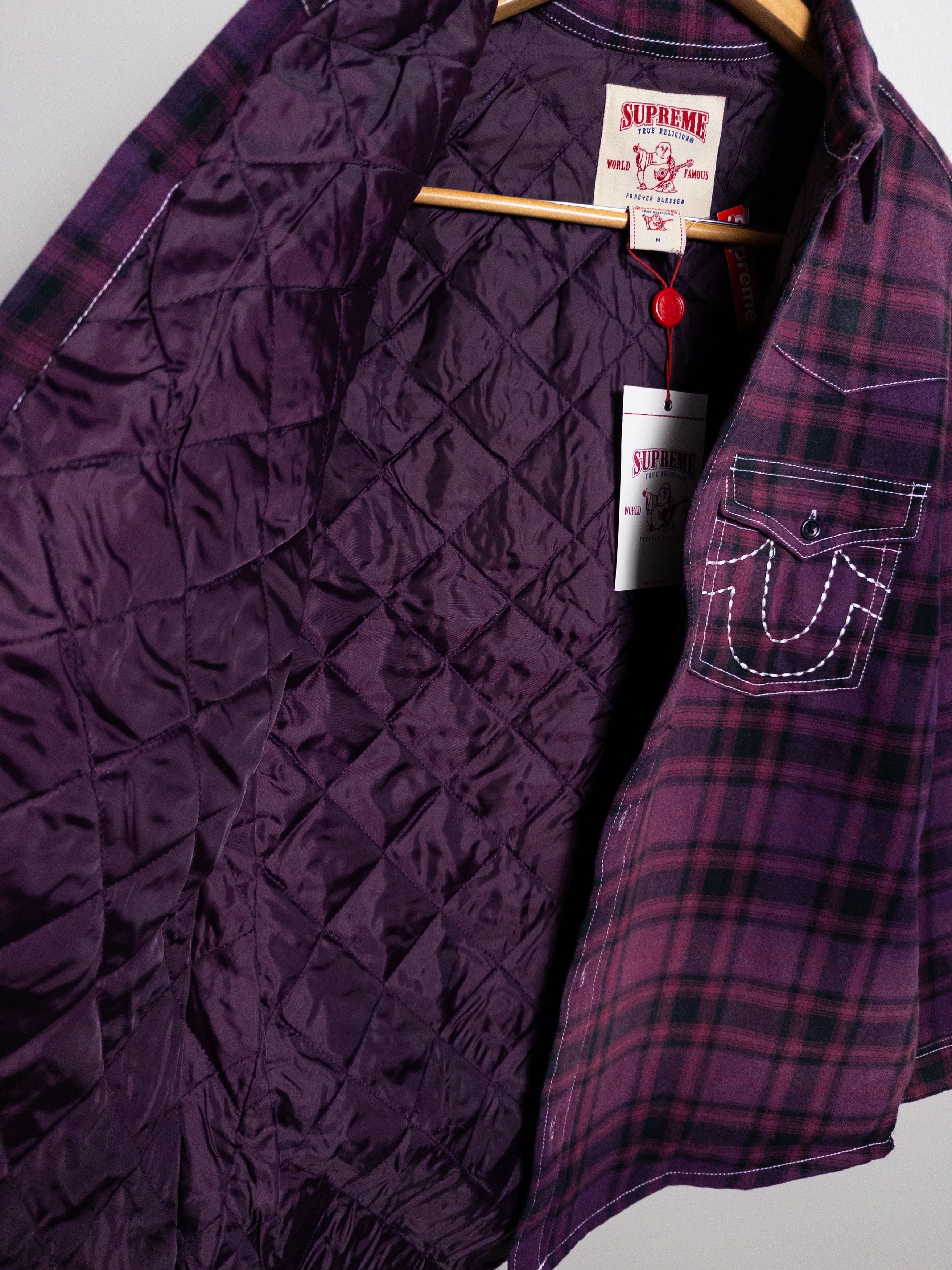 Supreme × True Religion QUILTED FLANNEL Size US M / EU 48-50 / 2 - 4 Thumbnail
