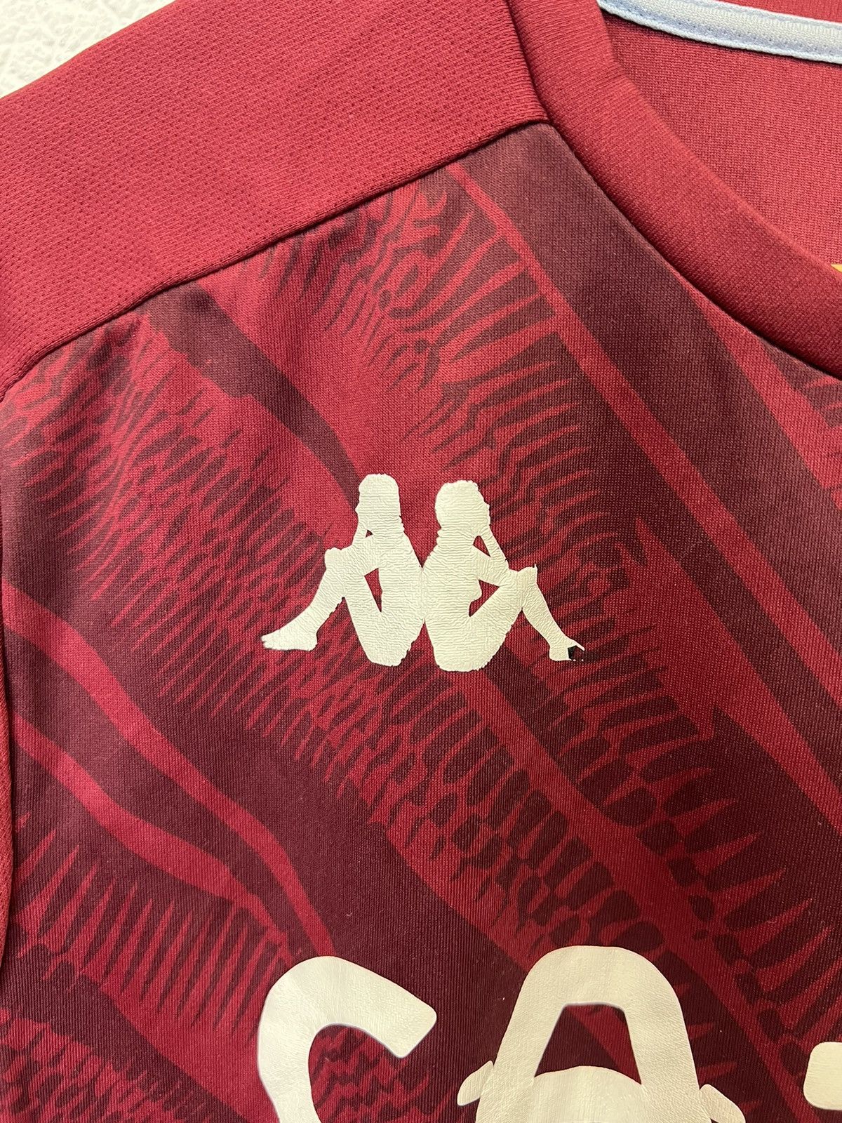 Kappa Aston Villa Kappa Training Jersey Football Soccer Size US XL / EU 56 / 4 - 5 Thumbnail