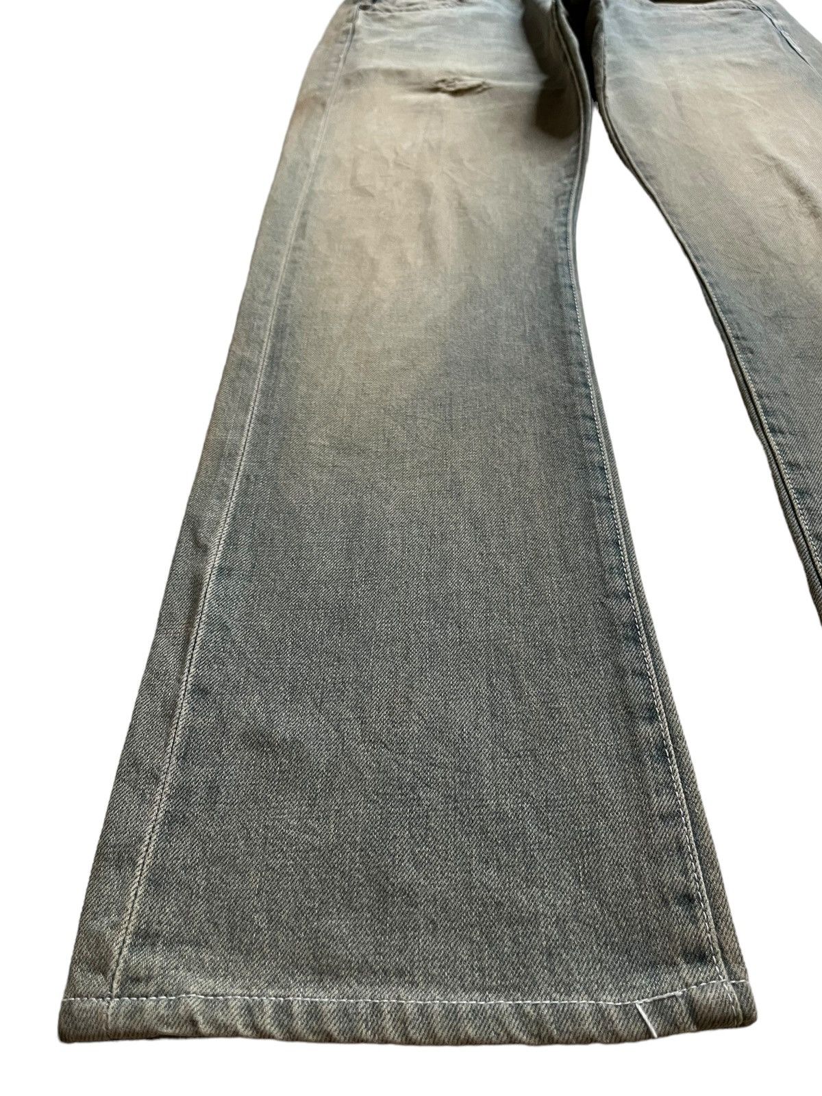 Paul Smith Red Ear Vintage Red Ear Button Fly Sick Mud Wash Loose Jeans Size US 31 - 5 Thumbnail
