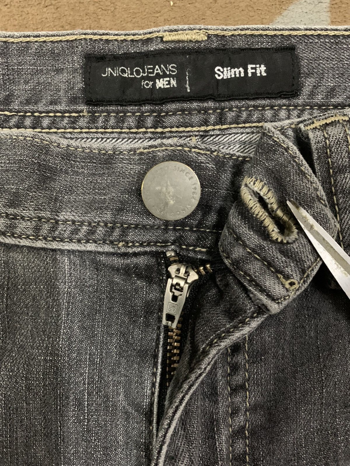 Undercover × Uniqlo Vintage Uniqlo Faded Wash Slim Bootcut Grunge Jeans Size US 31 - 4 Thumbnail