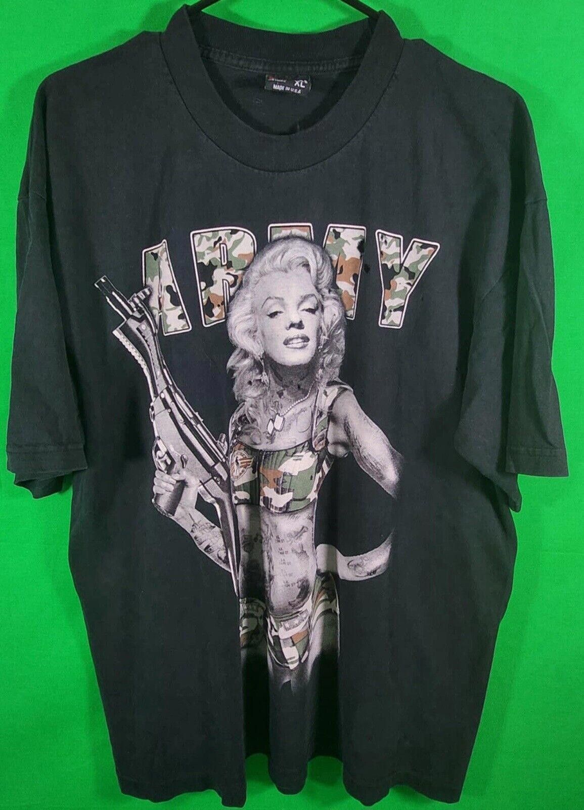 Designer Vintage Army Graphic Tee with Iconic Design Size US XL / EU 56 / 4 - 1 Thumbnail