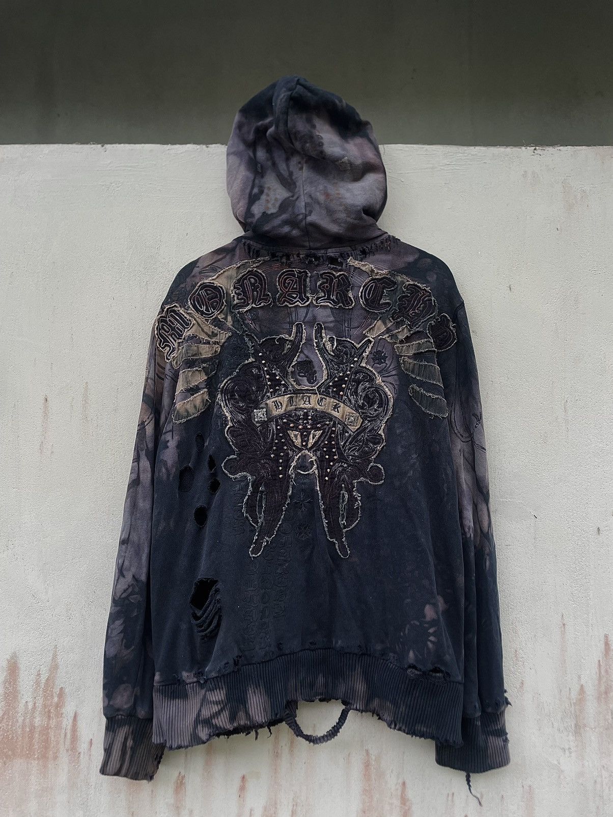 Seditionaries Crazy Distressed Monarchy Hoodie Grunge Seditionaries Size US M / EU 48-50 / 2 - 2 Thumbnail