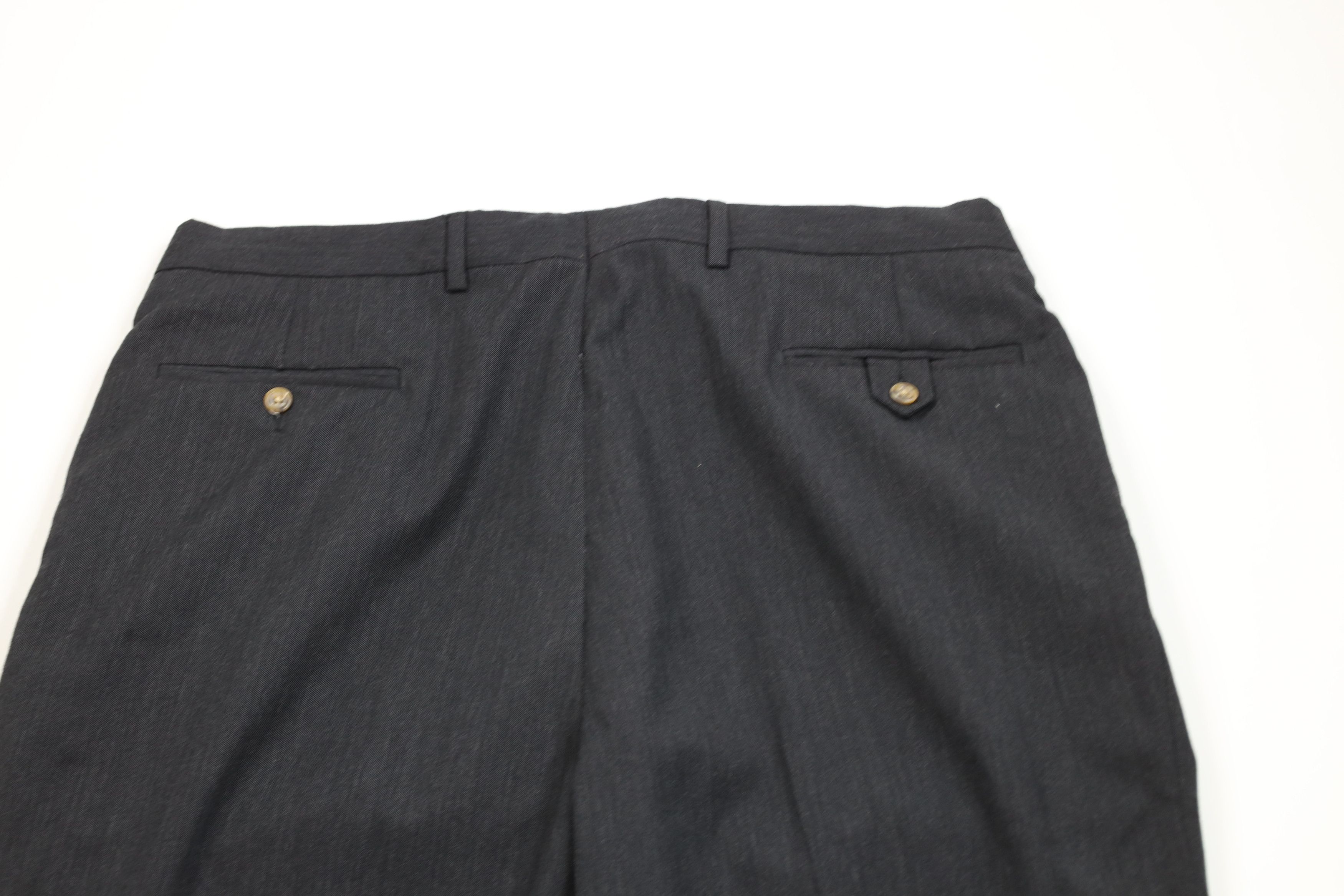 Tommy Hilfiger × Vintage Vintage 90s Tommy Hilfiger Wool Chino Pants Charcoal Gray Size US 40 / EU 56 - 11 Thumbnail