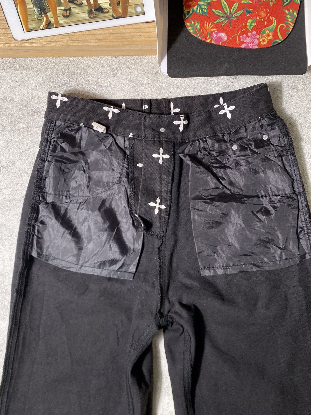 Levi's × Vintage Vtg Baggy Jeans Full Cross Motif Size US 32 / EU 48 - 14 Thumbnail