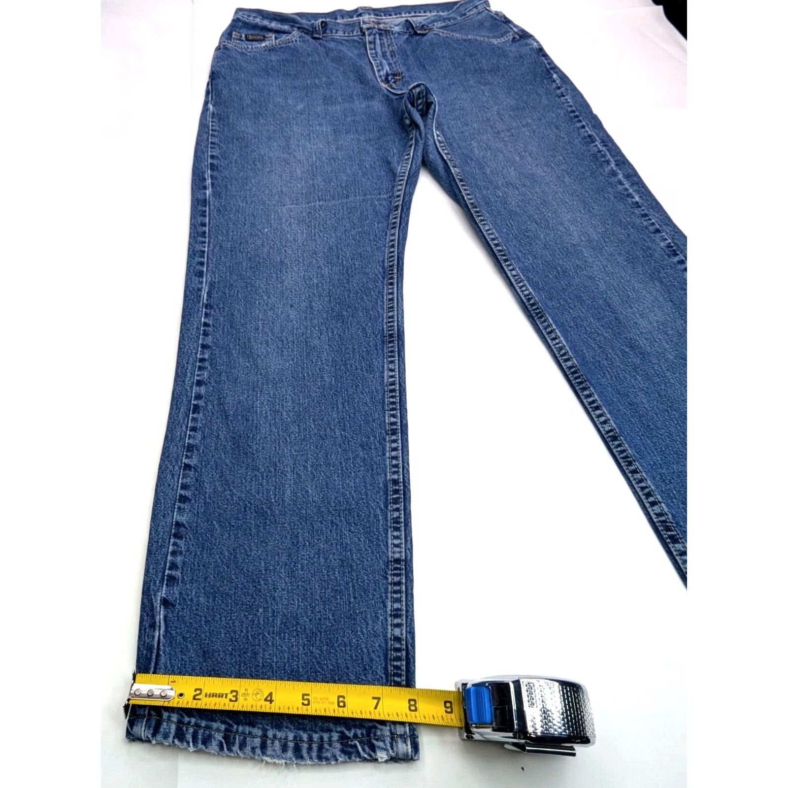 Wrangler Wrangler VTG Classic Straight Leg Cotton Denim Jeans Women 12x30 TRUE 32x29 Size 34" / US 12 / IT 48 - 2 Thumbnail