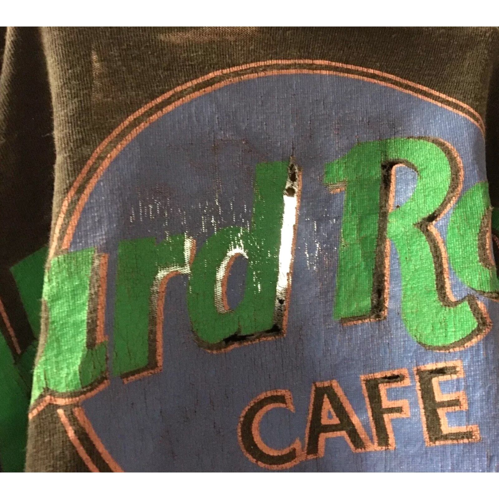 Vintage VINTAGE 90s Hard Rock Cafe London Shirt M Black Boxy Distressed Grunge Biker Skate Men T-Shirt Size M Size US M / EU 48-50 / 2 - 4 Thumbnail