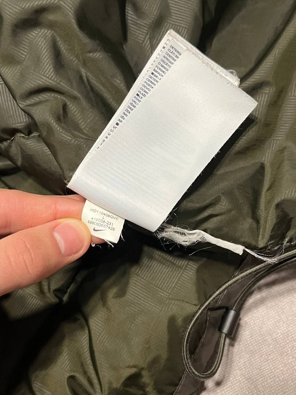 Nike Vintage Nike Puffer Jacket 00s Down Swoosh Men Size L Green Size US L / EU 52-54 / 3 - 13 Thumbnail