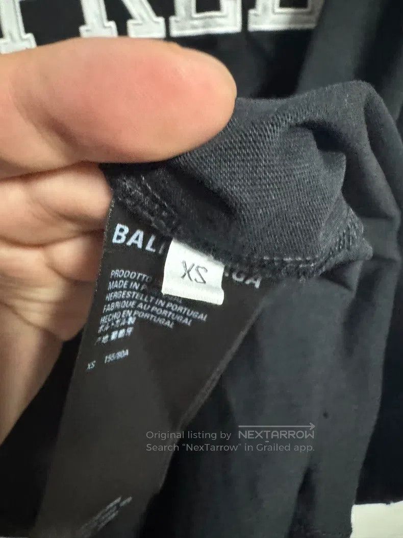 Balenciaga Balenciaga Black FREE letter short-sleeve, size XS Size US XS / EU 42 / 0 - 5 Thumbnail