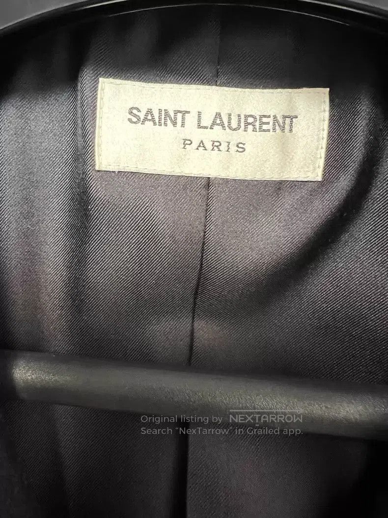 Saint Laurent Paris Saint Laurent Paris Three Pocket Fuzzy Wool Casual Blazer Size US M / EU 48-50 / 2 - 3 Thumbnail