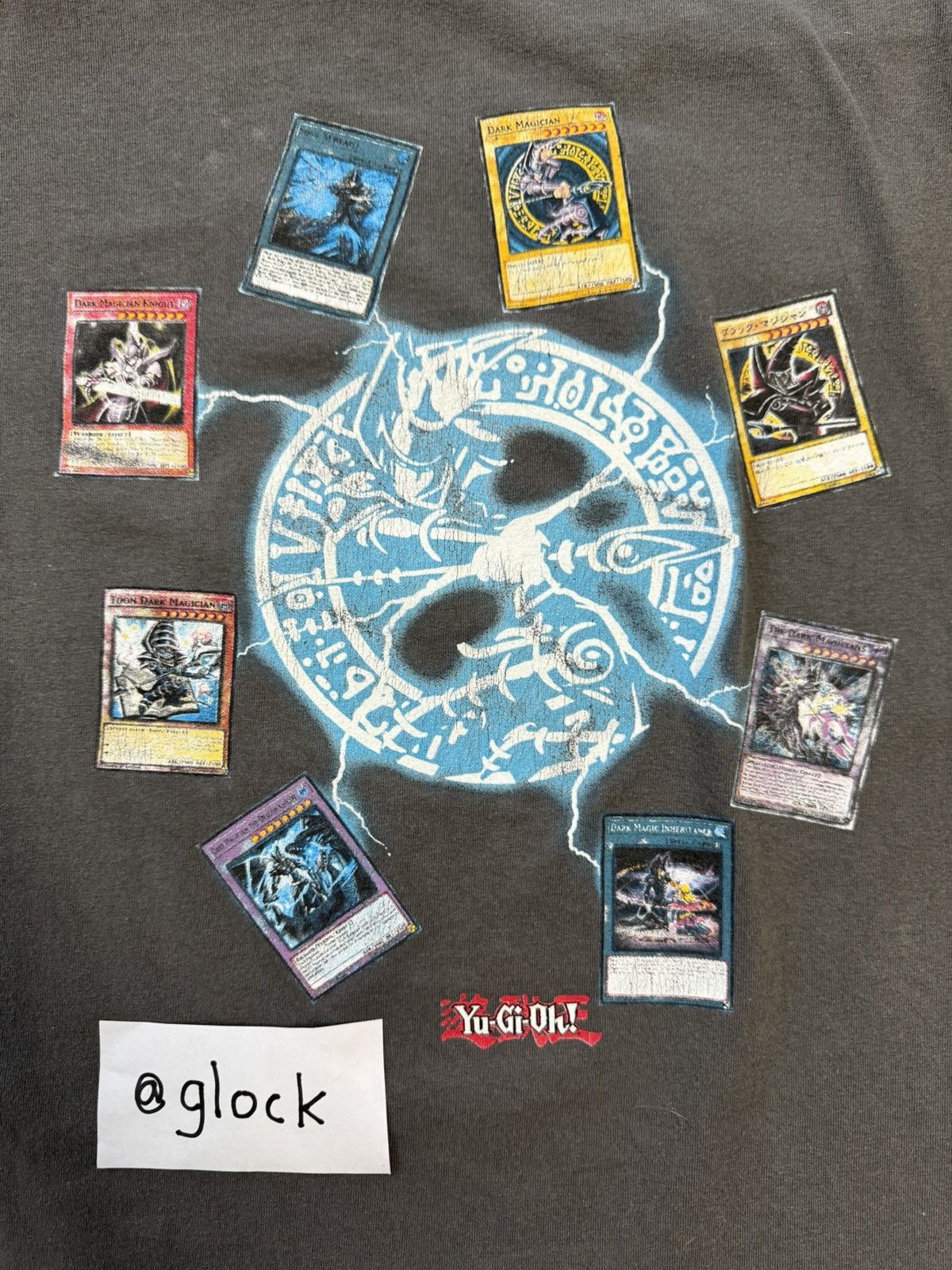 Japanese Brand Yu-Gi-Oh Drought Dark Magician Grey Tee Size Large Size US L / EU 52-54 / 3 - 9 Thumbnail
