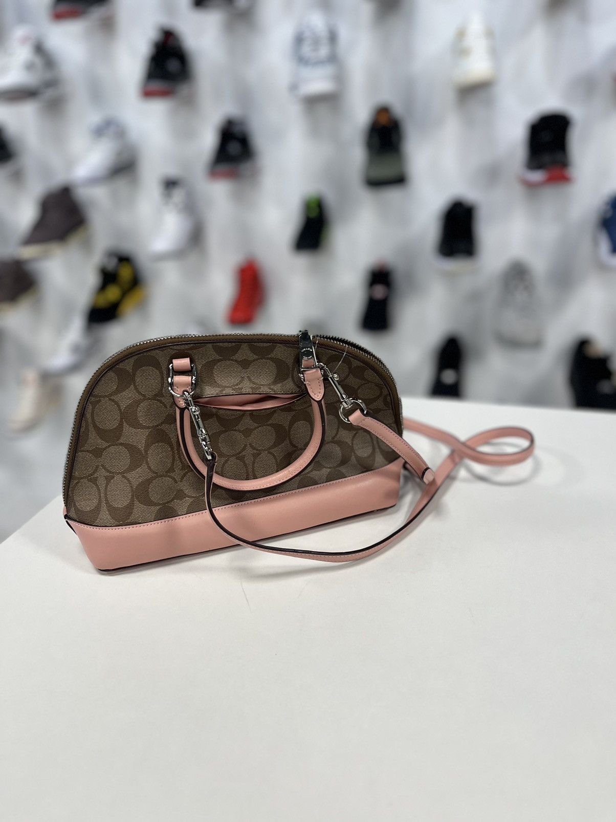 Coach Coach Cartable mini sierra leather crossbody bag Size ONE SIZE - 2 Thumbnail