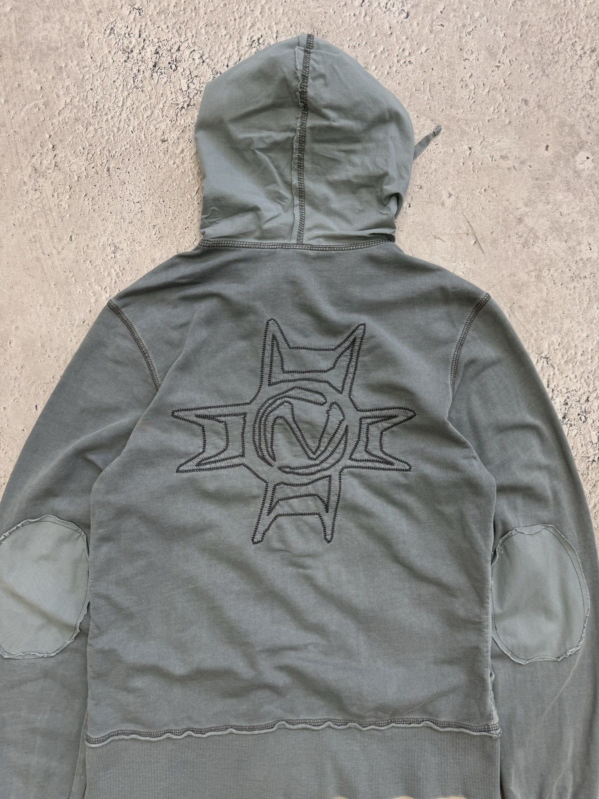If Six Was Nine × Le Grande Bleu (L.G.B.) × Vintage VINTAGE Y2K AVANT GARDE IF SIX WAS NINE STYLE FUR HOODIE Size US S / EU 44-46 / 1 - 9 Thumbnail