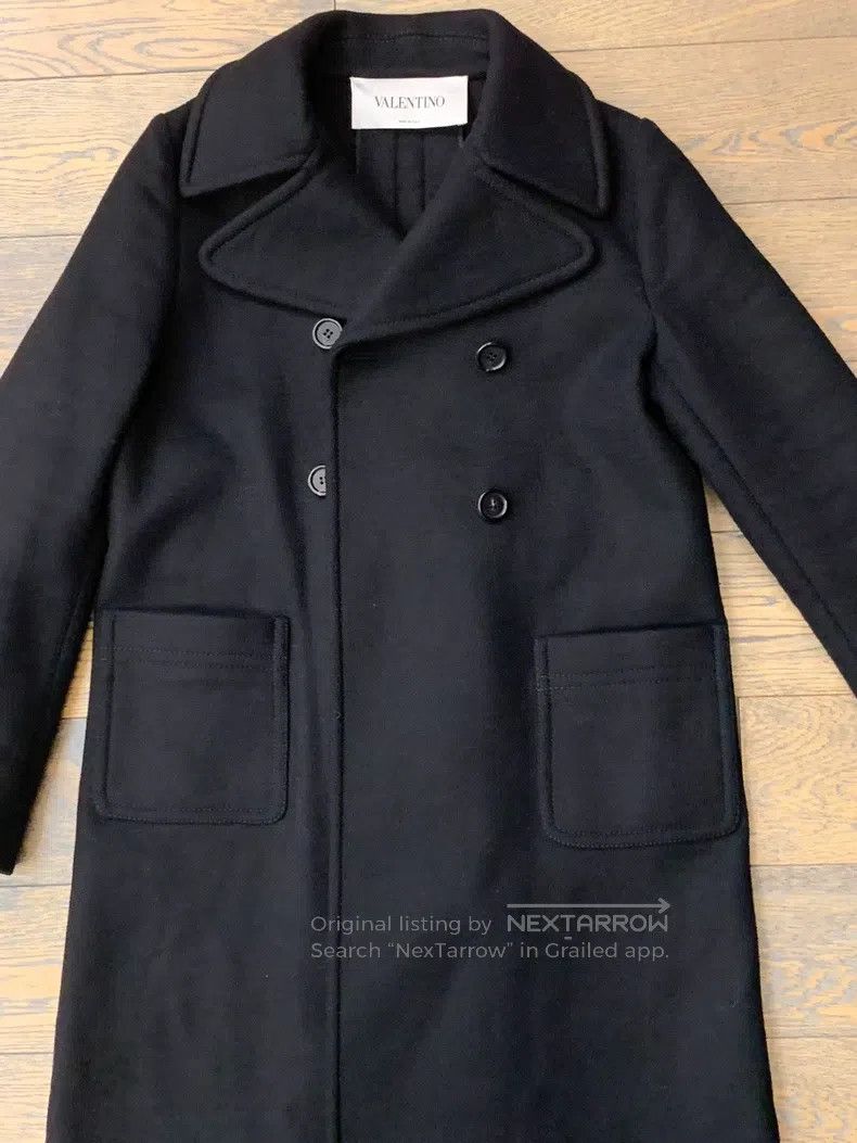 Valentino Black long coat