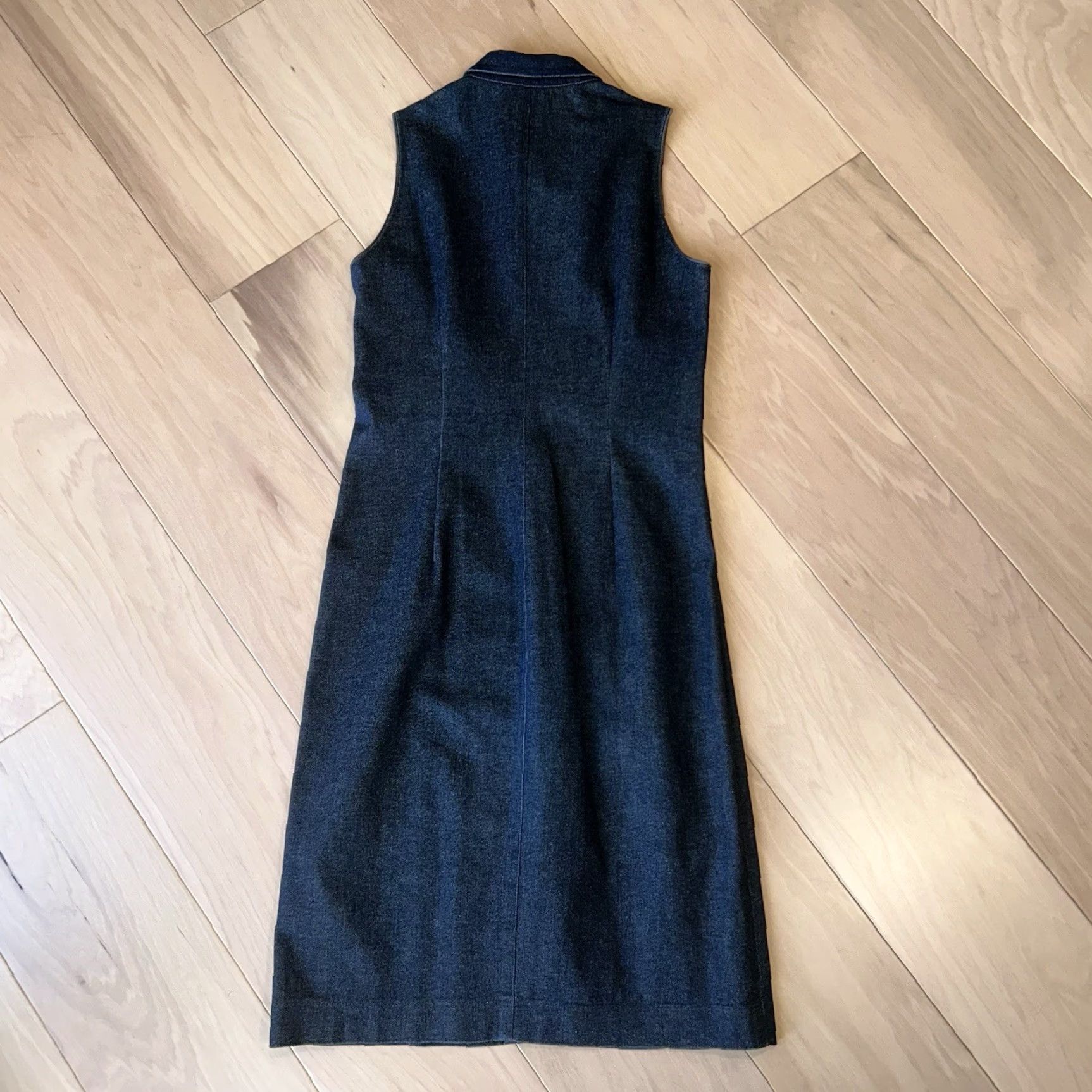 Ralph Lauren RALPH LAUREN Black Label Denim Sheath Dress Sleeveless Women’s 10 Size L / US 10 / IT 46 - 4 Thumbnail
