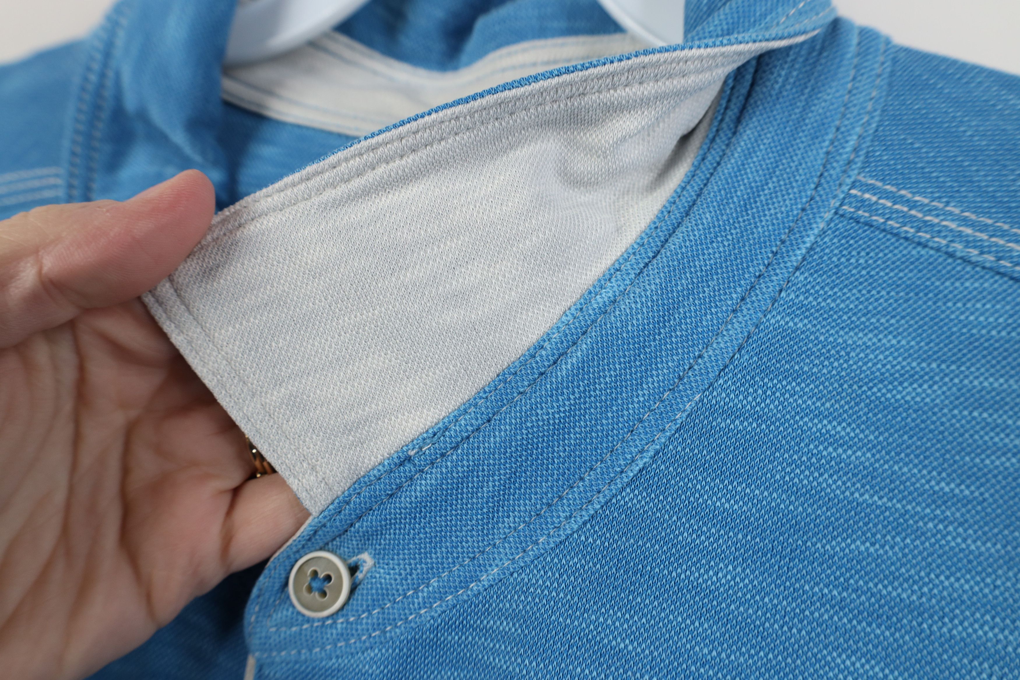 Tommy Bahama Tommy Bahama Knit Short Sleeve Collared Golf Polo Shirt Blue Size US XXL / EU 58 / 5 - 6 Thumbnail