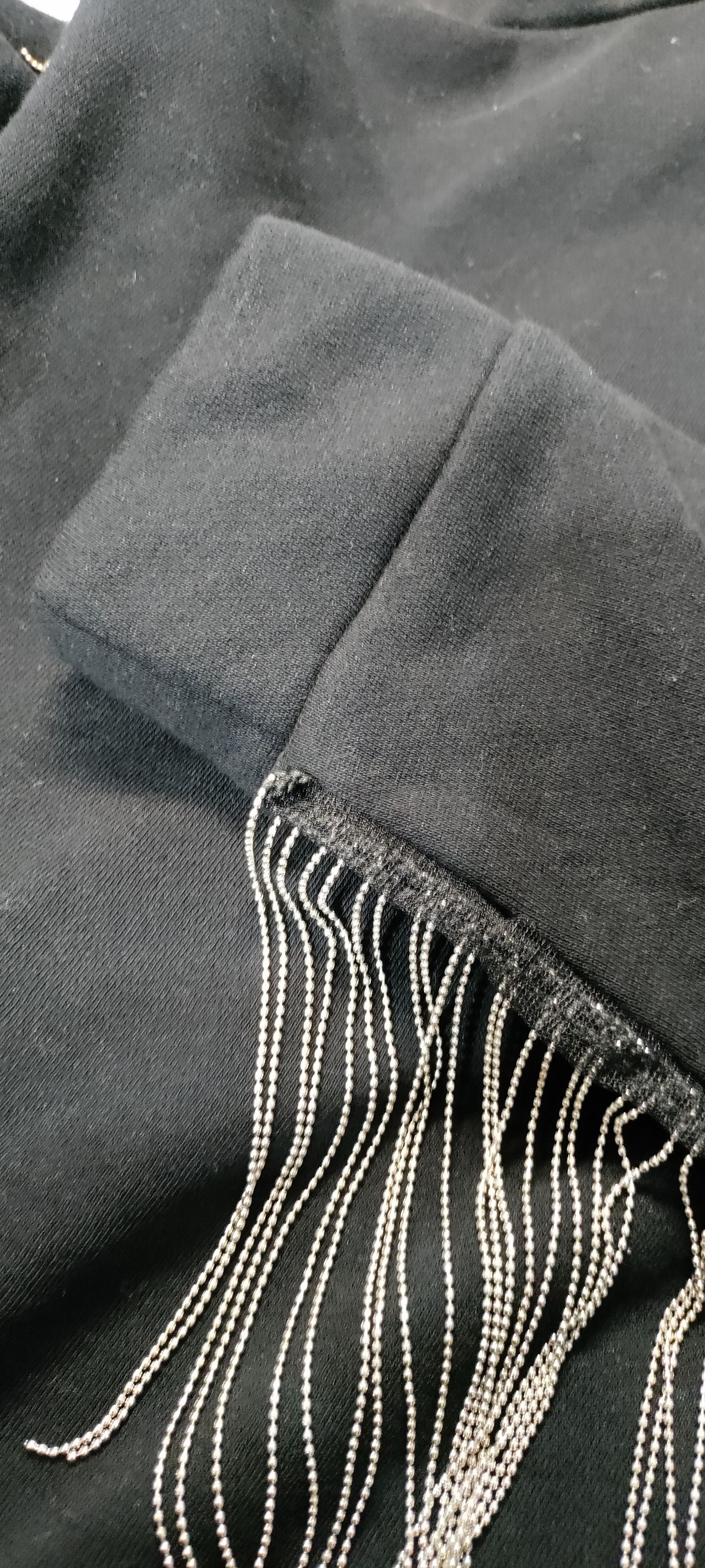 H&M H&M Women's Black Long Sleeve Sweater Sz M w/ metal fringe Size M / US 6-8 / IT 42-44 - 6 Thumbnail