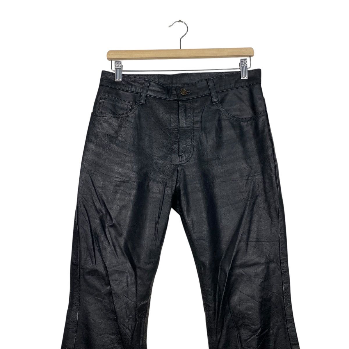 Leather Vintage Leather flare pant Size US 30 / EU 46 - 3 Thumbnail