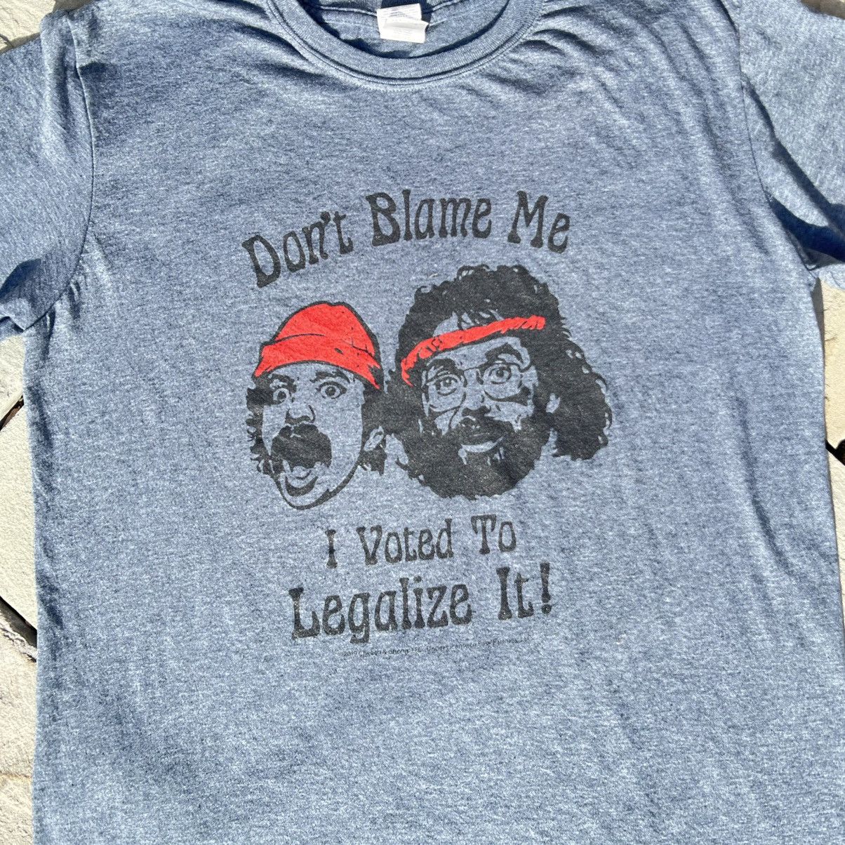 Gildan Dont Blame Me I Voted To Legalize It Cheech and Chong Tee Size US M / EU 48-50 / 2 - 2 Thumbnail