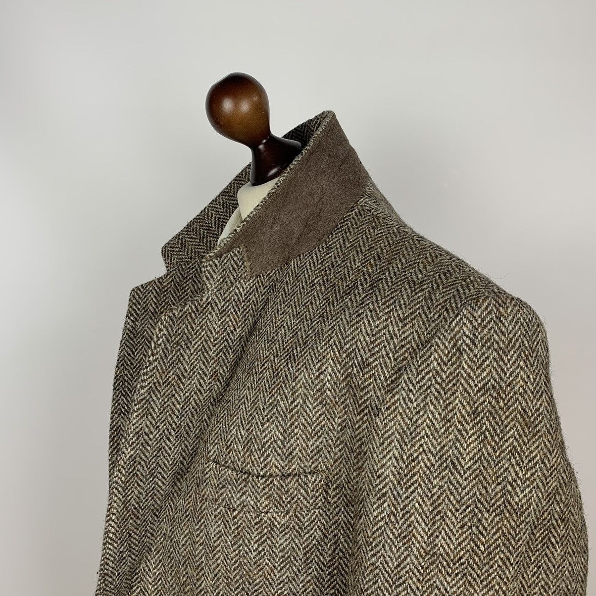 Harris Tweed Vintage Harris Tweed Wool Single Breasted Blazer Jacket 40R Size 40R - 10 Thumbnail