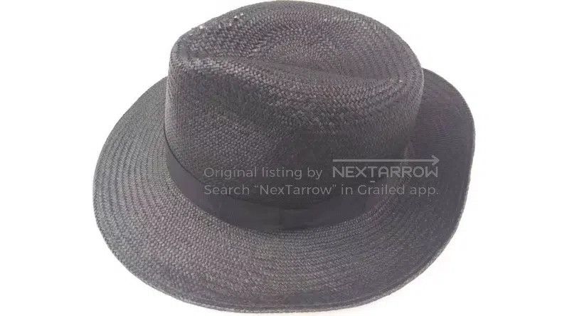 Yohji Yamamoto Yohji Yamamoto Dark Panama Hat Size ONE SIZE - 1 Thumbnail