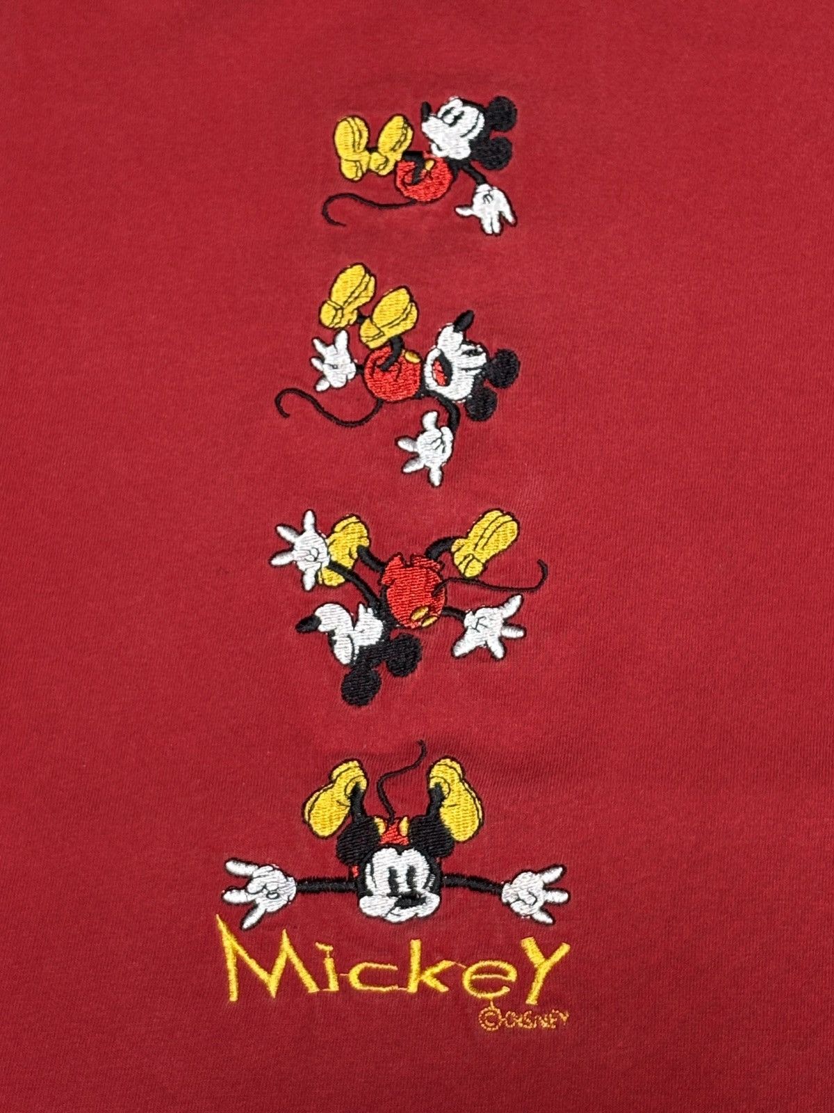 Disney Vintage 1990s Disney “Mickey Falling” T-Shirt Size M 0370 Size US XL / EU 56 / 4 - 5 Thumbnail